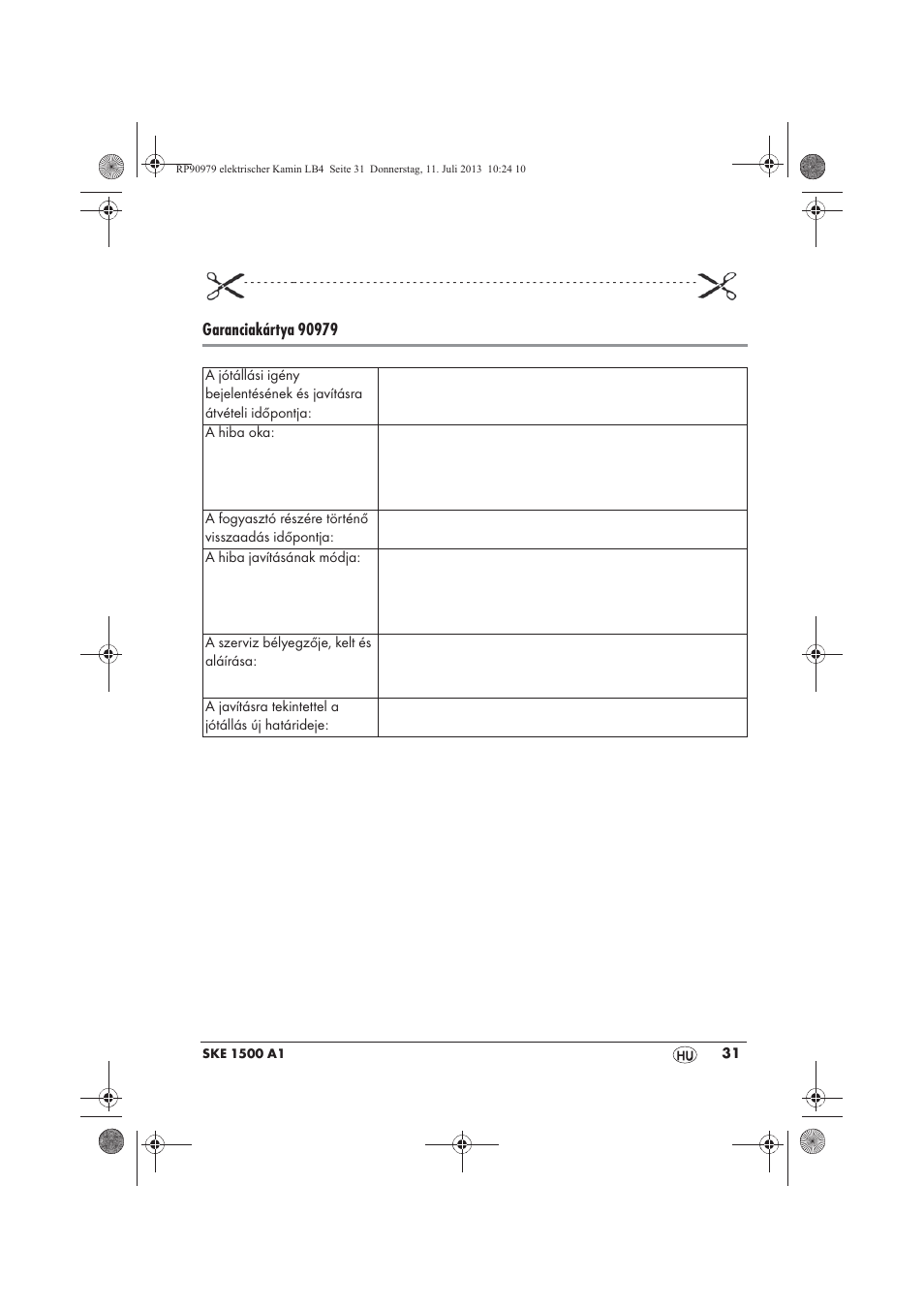 Silvercrest SKE 1500 A1 User Manual | Page 33 / 70