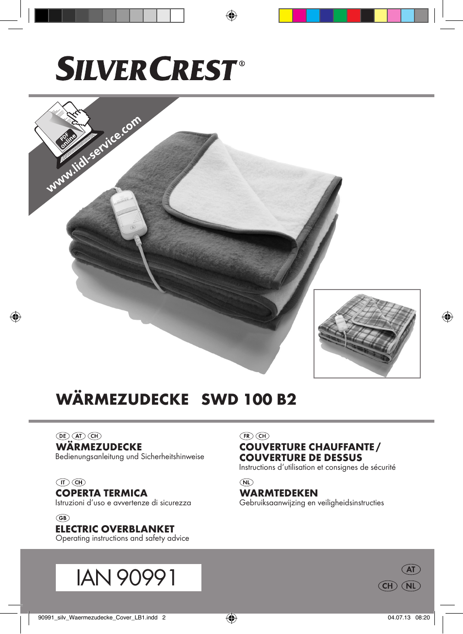 Silvercrest SWD 100 B2 User Manual | 44 pages