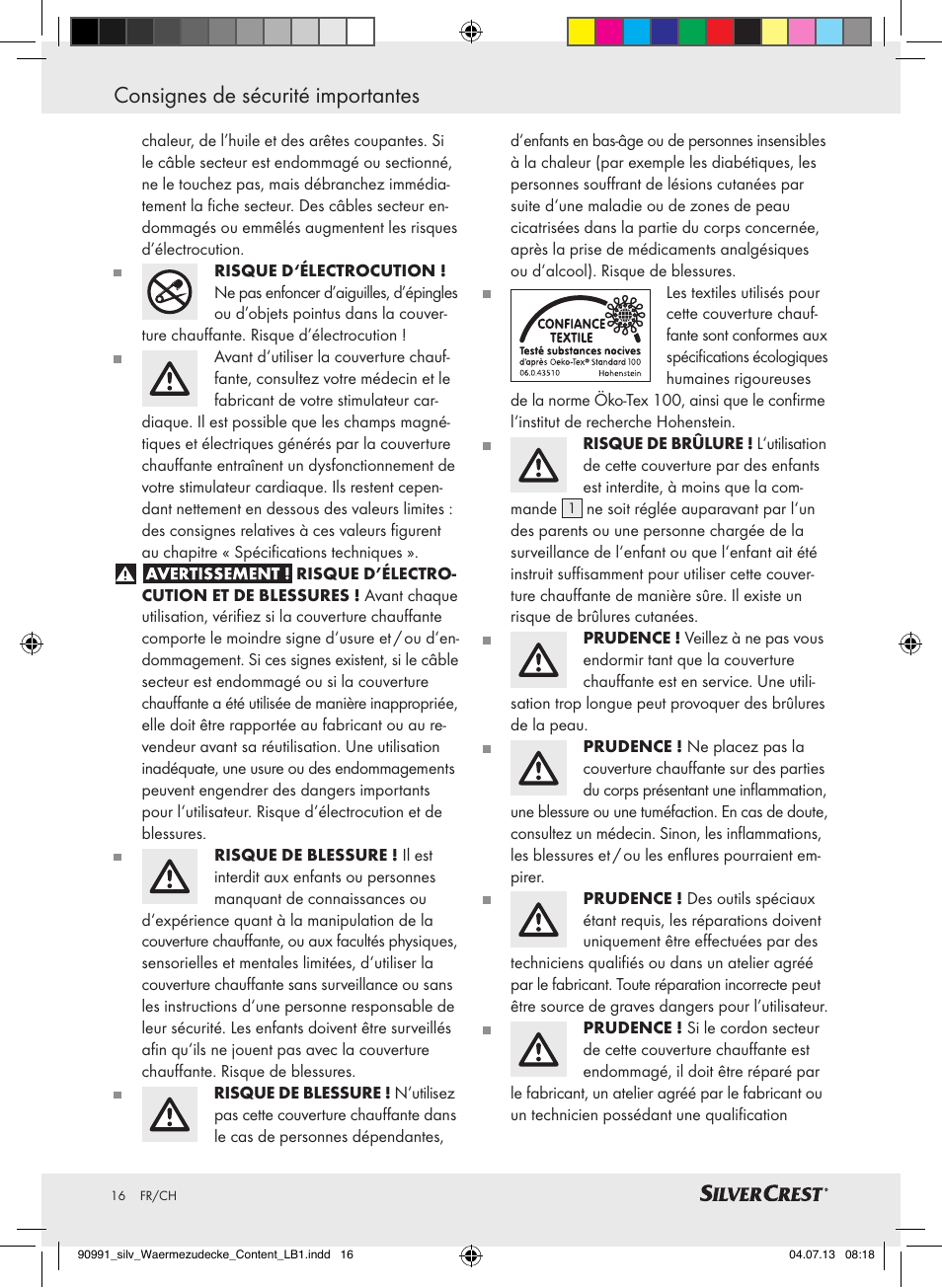 Silvercrest SWD 100 B2 User Manual | Page 16 / 44
