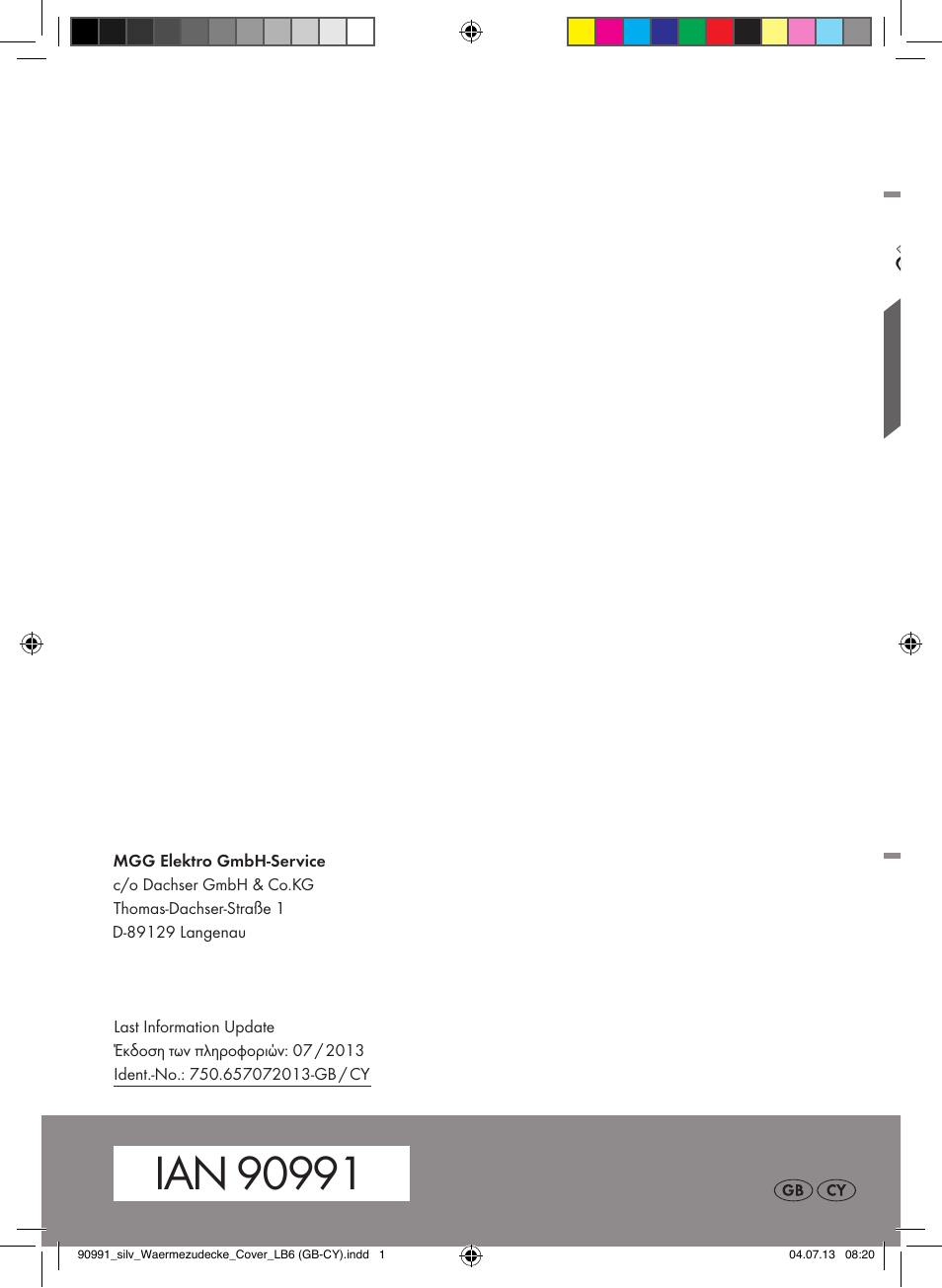 Silvercrest SWD 100 B2 User Manual | Page 21 / 21