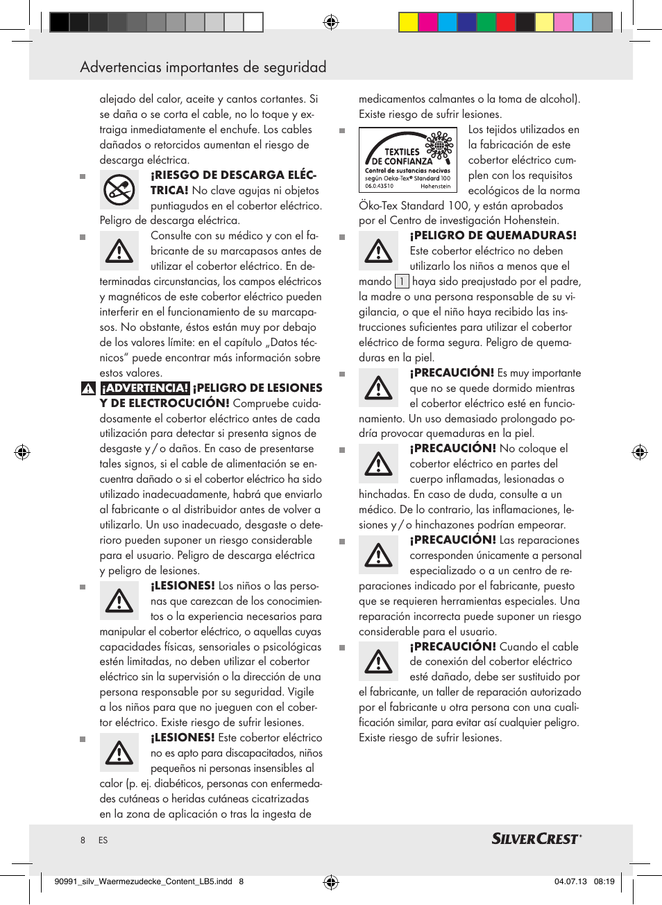 Silvercrest SWD 100 B2 User Manual | Page 8 / 45