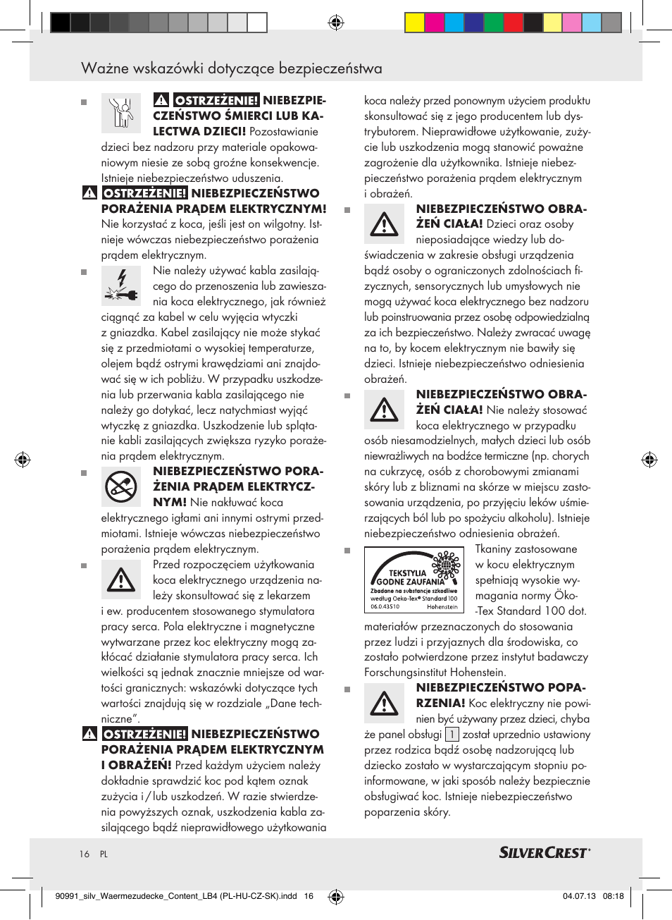 Silvercrest SWD 100 B2 User Manual | Page 16 / 57