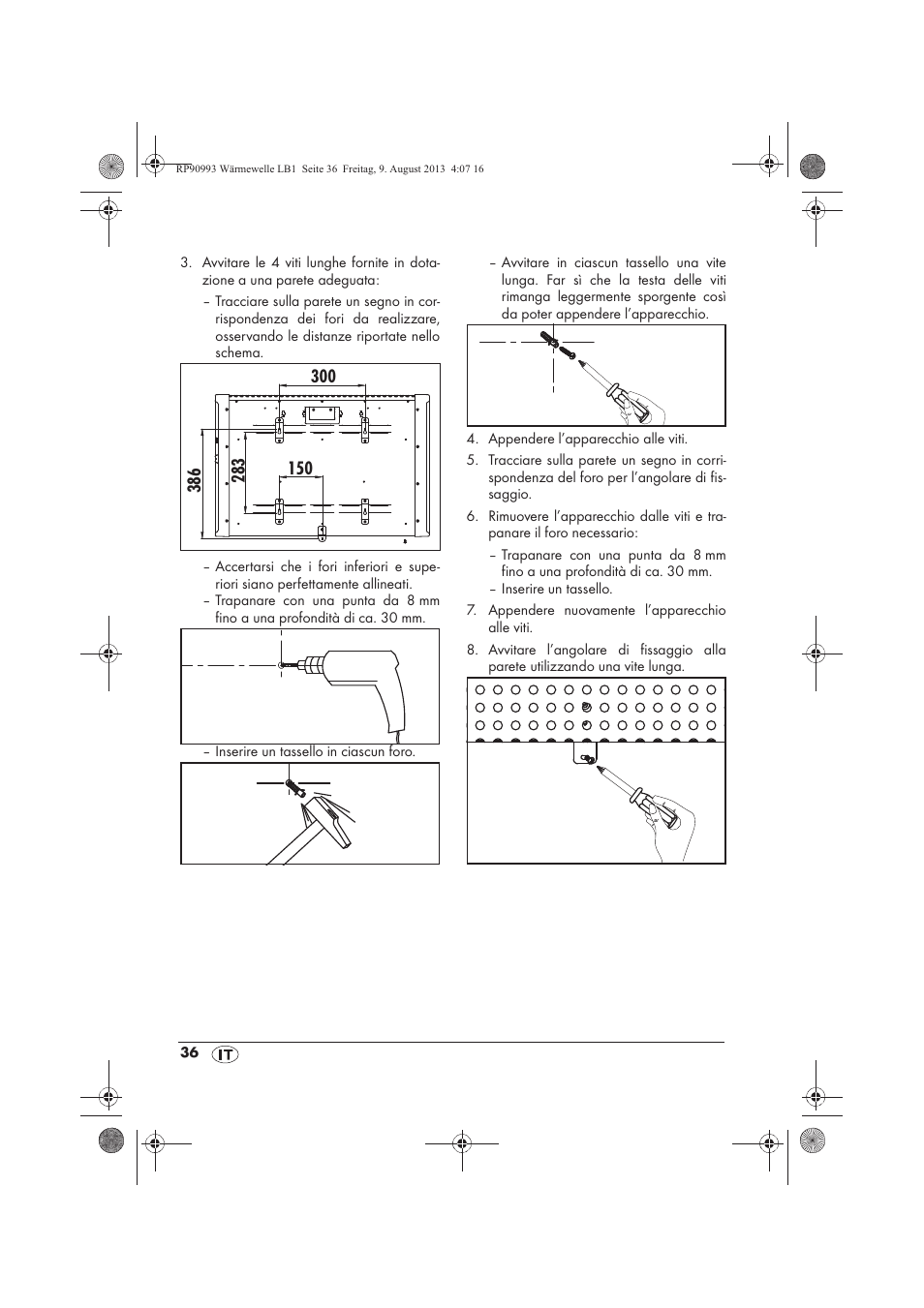 Silvercrest SWW 1500 B2 User Manual | Page 38 / 70