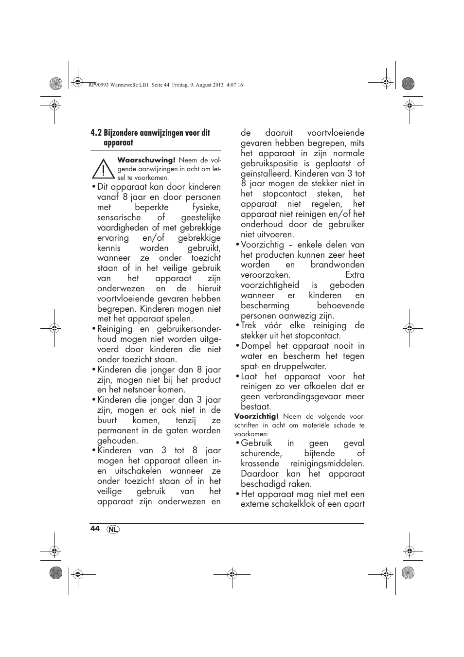 Silvercrest SWW 1500 B2 User Manual | Page 46 / 70