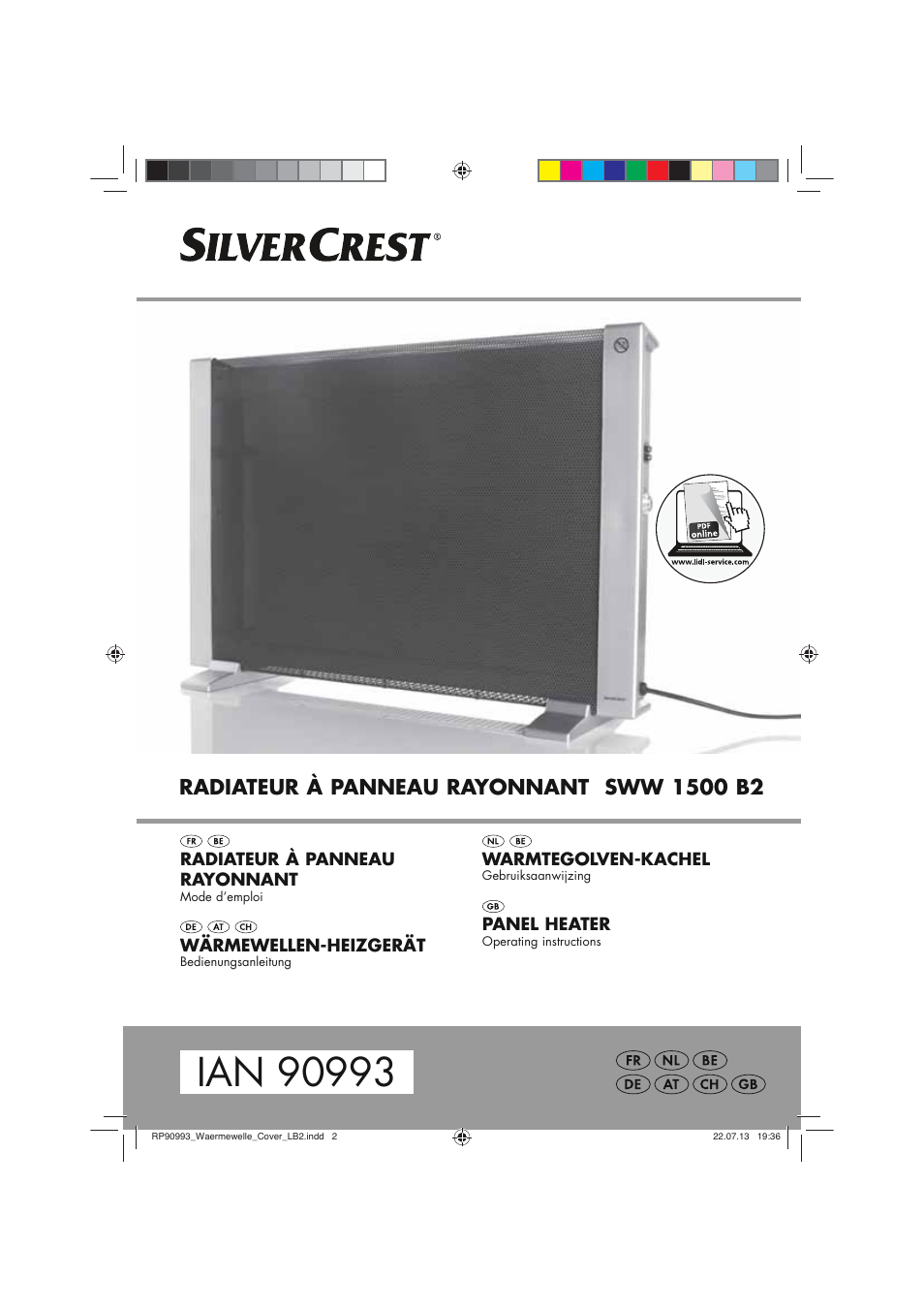 Silvercrest SWW 1500 B2 User Manual | 50 pages