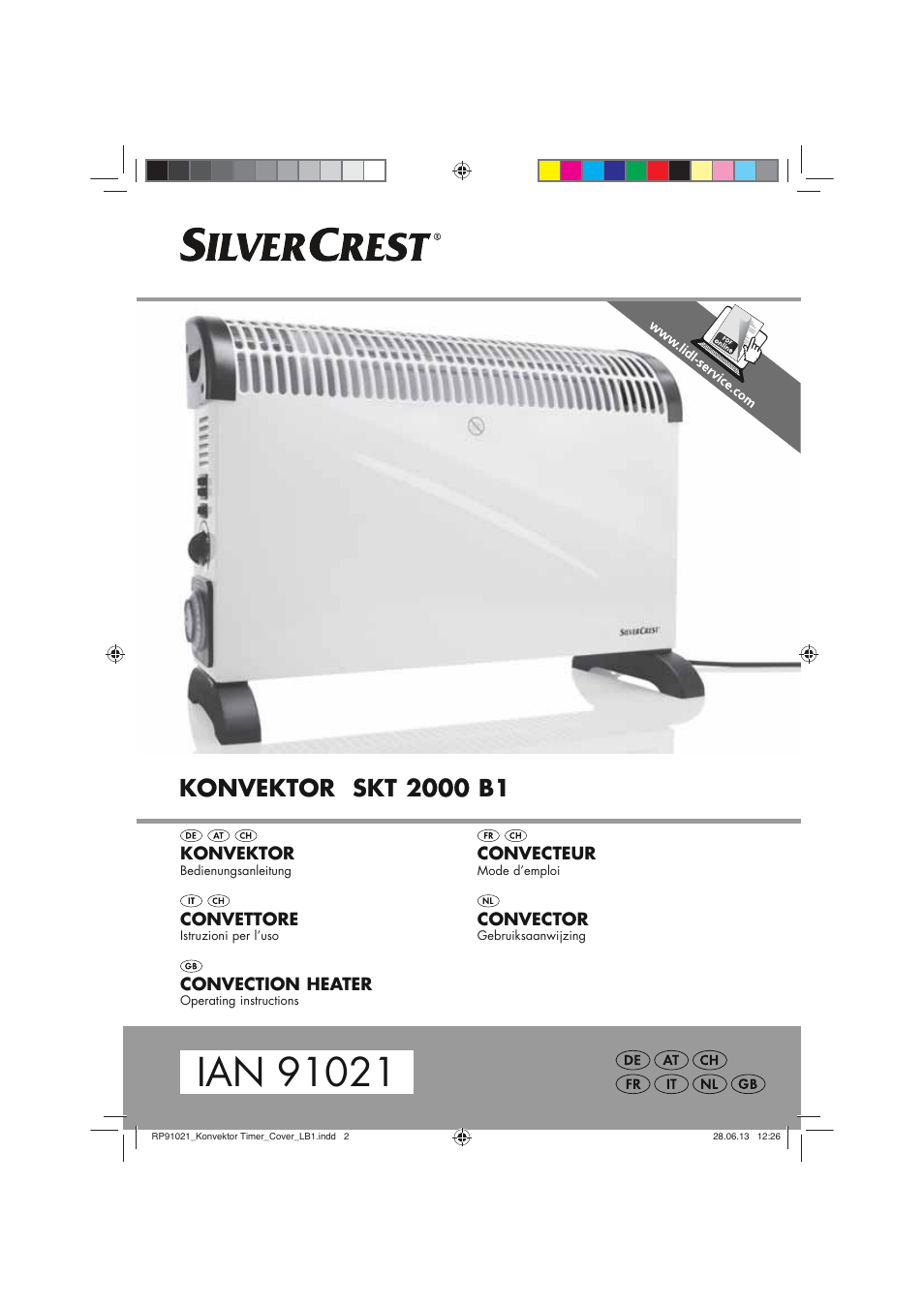 Silvercrest SKT 2000 B1 User Manual | 62 pages