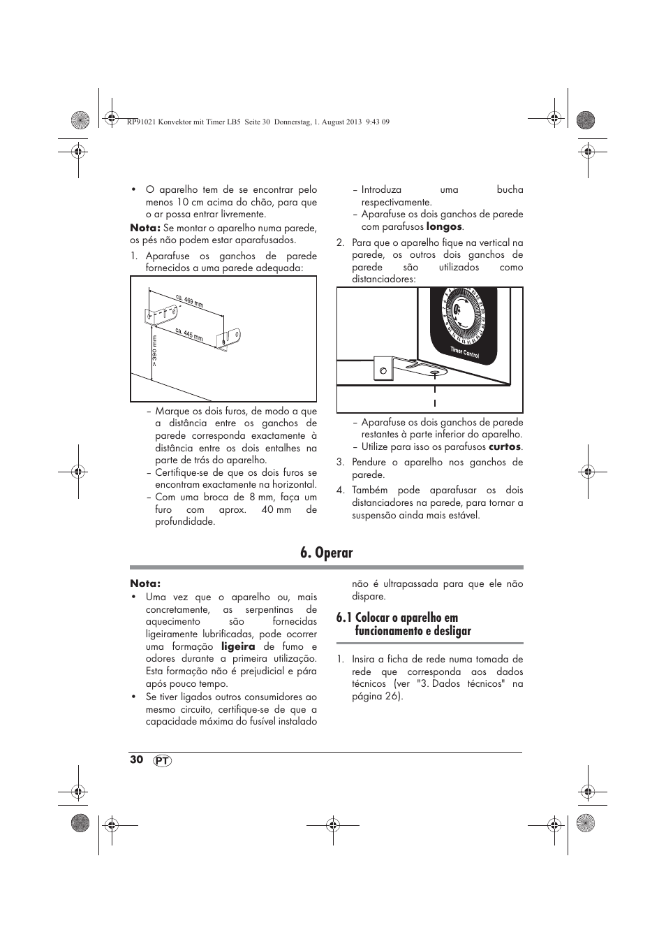 Operar, 1 colocar o aparelho em funcionamento e desligar | Silvercrest SKT 2000 B1 User Manual | Page 32 / 62