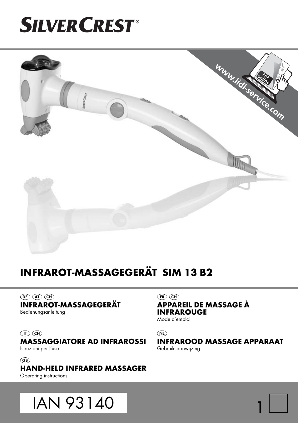 Silvercrest SIM 13 B2 User Manual | 43 pages
