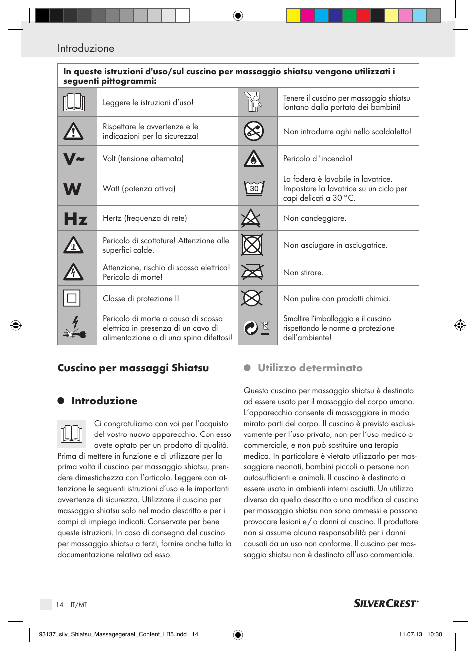 Introduzione | Silvercrest SSM 141 C3 User Manual | Page 14 / 45