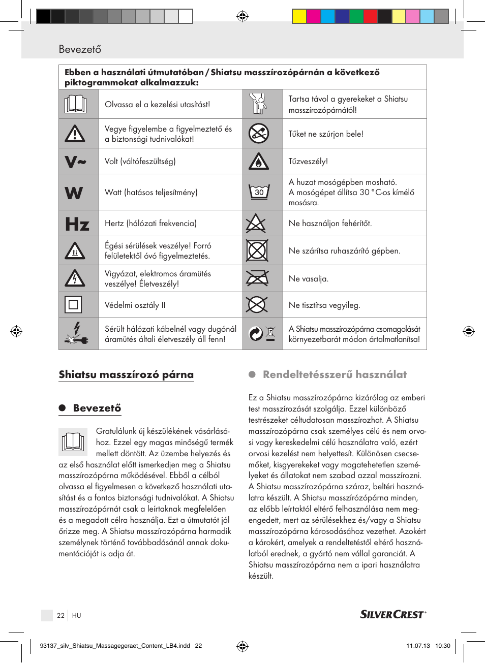 Bevezető | Silvercrest SSM 141 C3 User Manual | Page 22 / 61