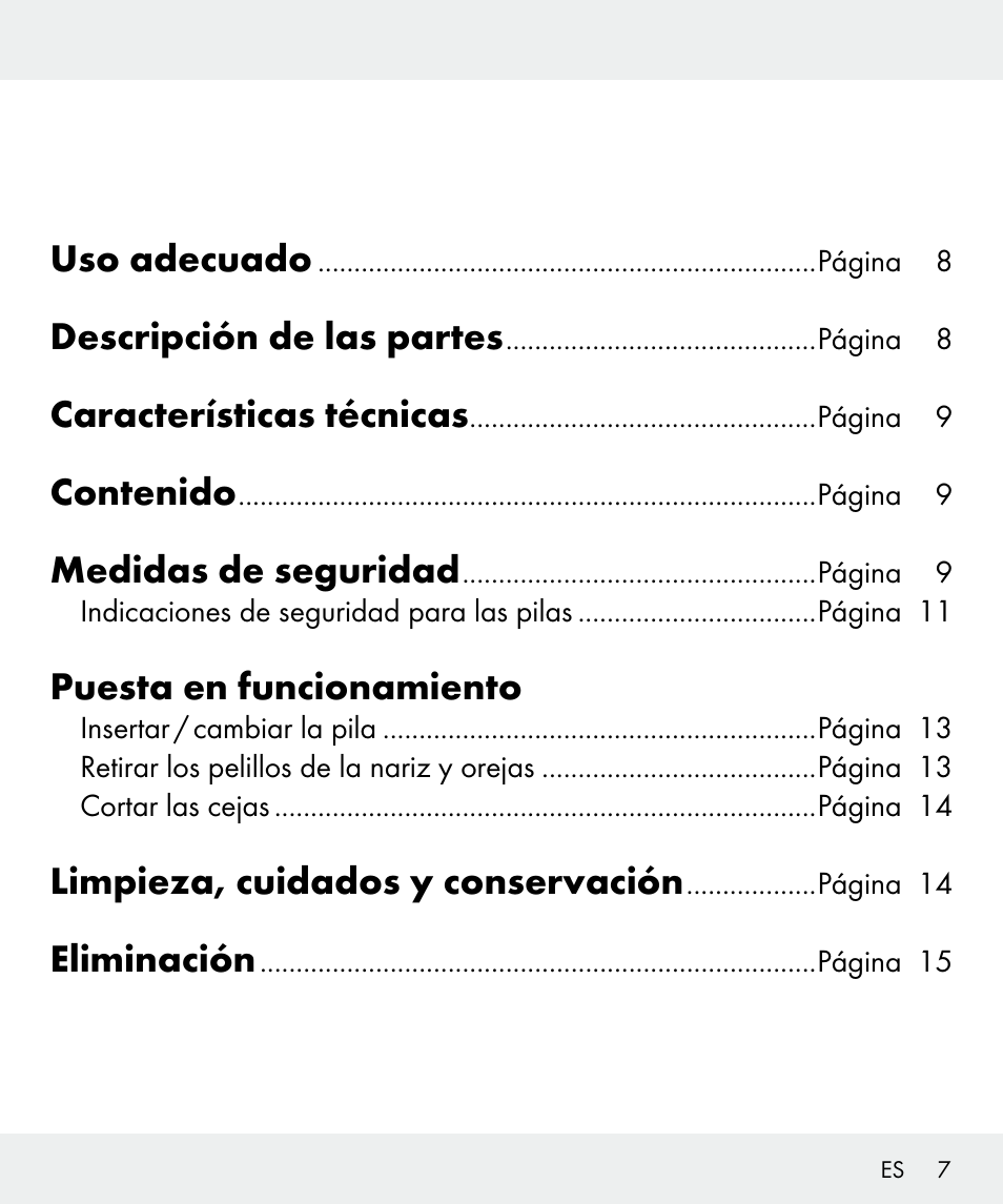 Silvercrest Z31635 User Manual | Page 7 / 56