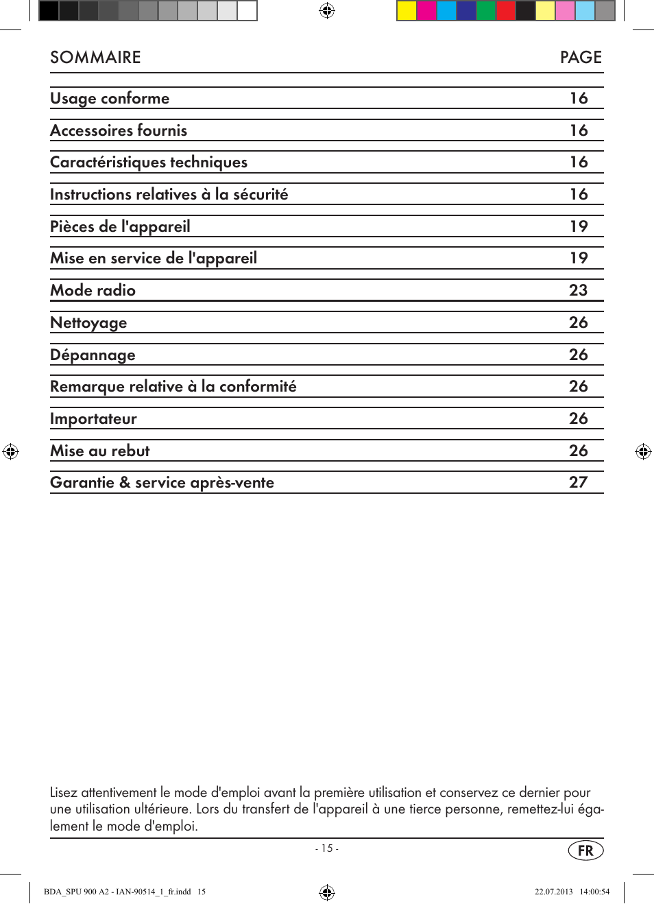 Silvercrest SPU 900 A2 User Manual | Page 18 / 72