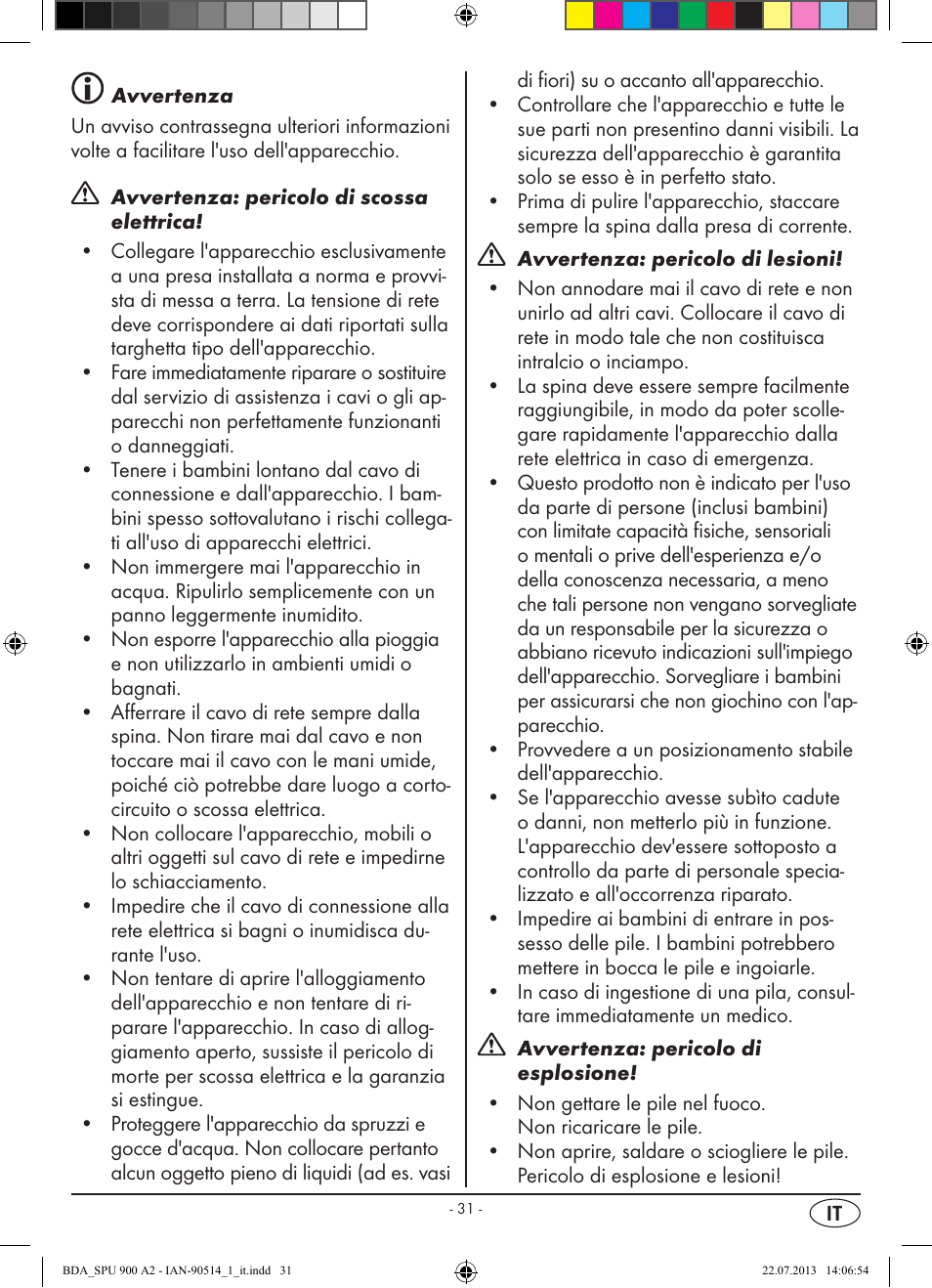 Silvercrest SPU 900 A2 User Manual | Page 34 / 72
