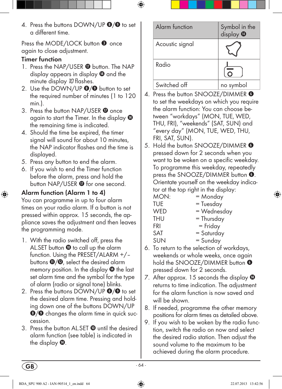 Silvercrest SPU 900 A2 User Manual | Page 67 / 72