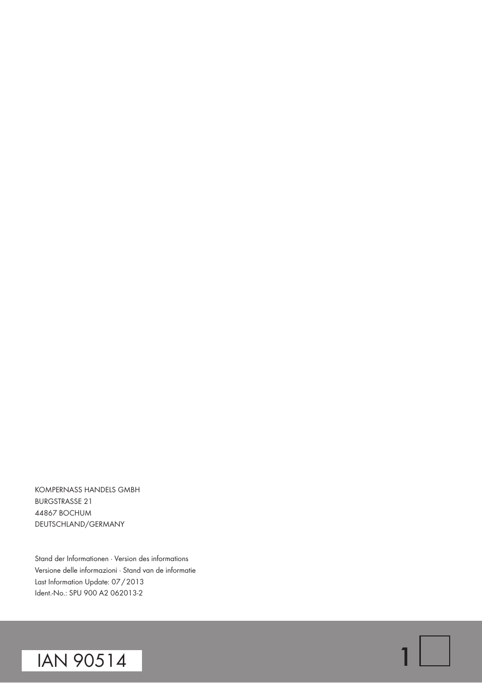 Silvercrest SPU 900 A2 User Manual | Page 72 / 72