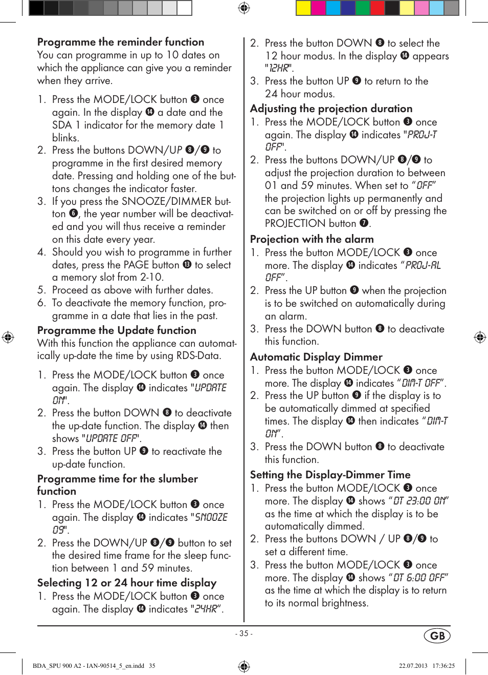 Silvercrest SPU 900 A2 User Manual | Page 38 / 57