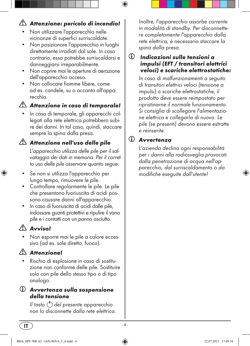 Silvercrest SPU 900 A2 User Manual | Page 7 / 57