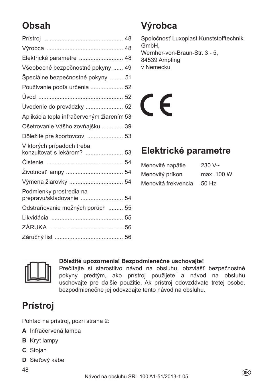 Silvercrest SRL 100 A1 User Manual | Page 48 / 72