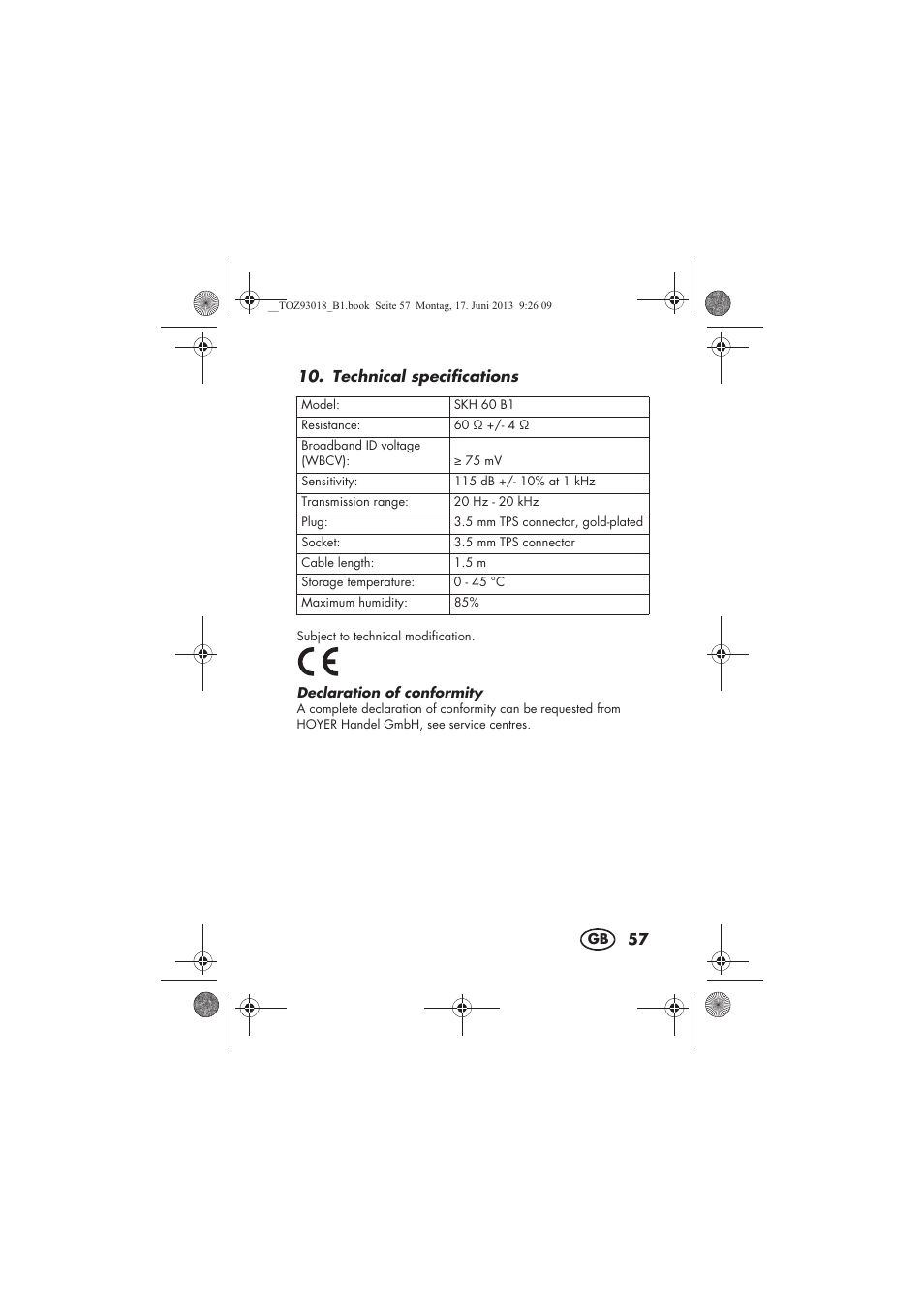 Silvercrest SKH 60 B1 User Manual | Page 59 / 66