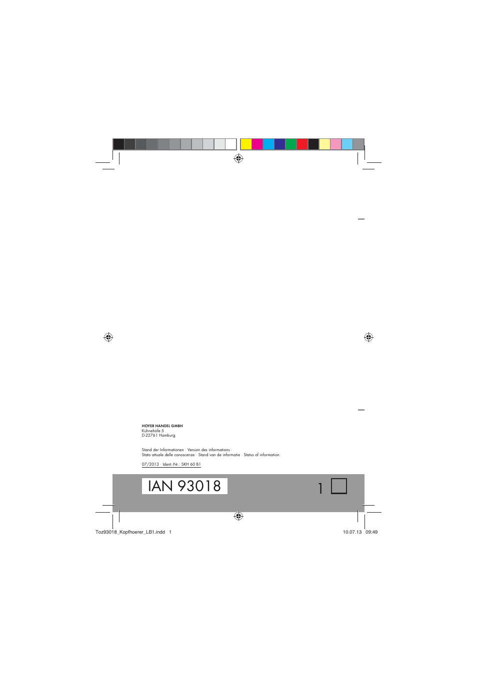 Silvercrest SKH 60 B1 User Manual | Page 66 / 66