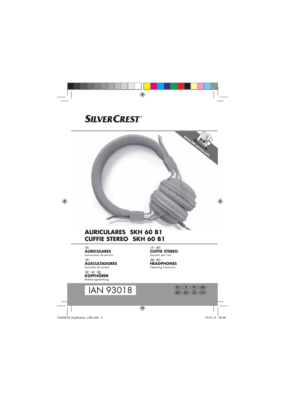 Silvercrest SKH 60 B1 User Manual | 66 pages