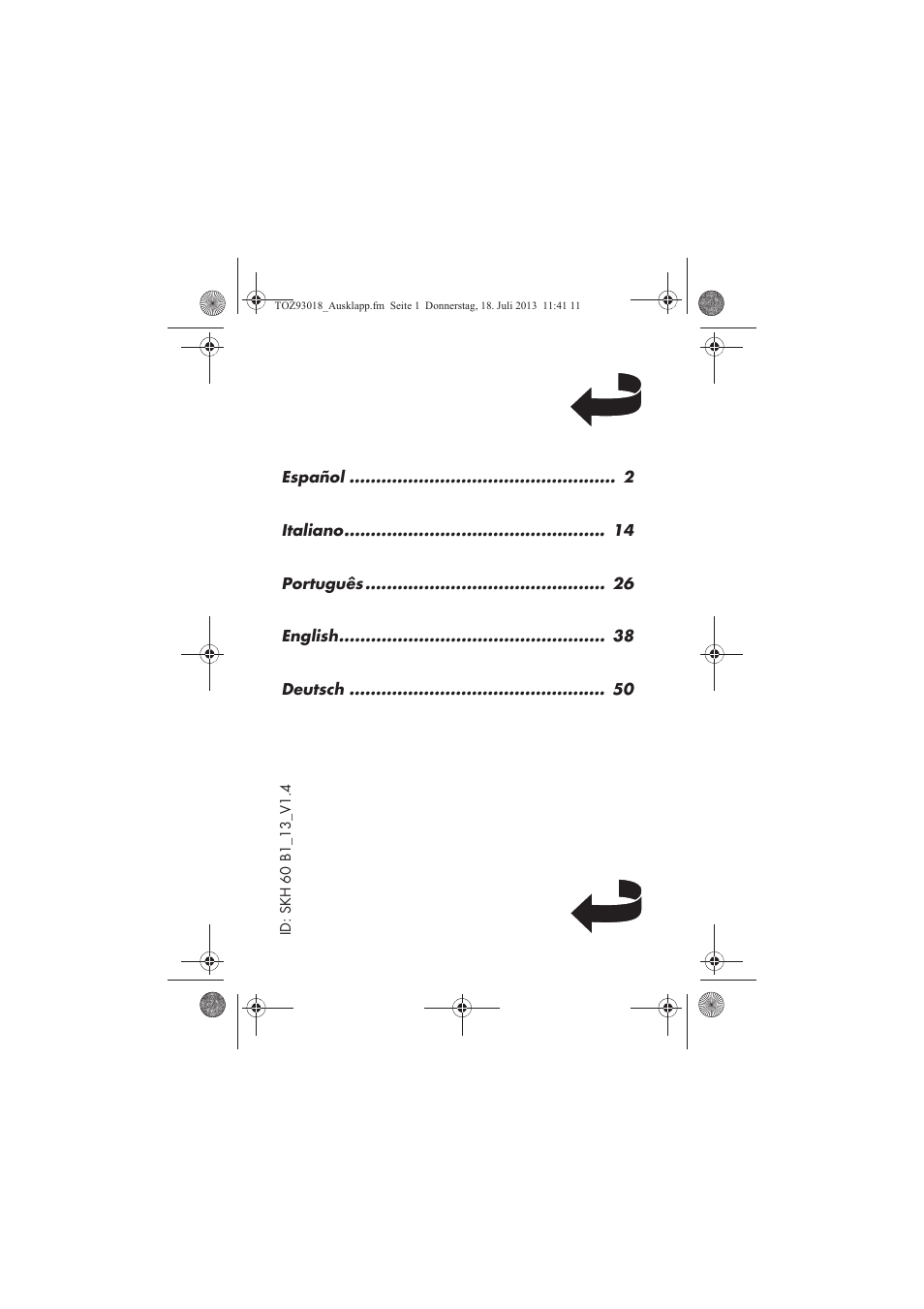 Silvercrest SKH 60 B1 User Manual | Page 2 / 66