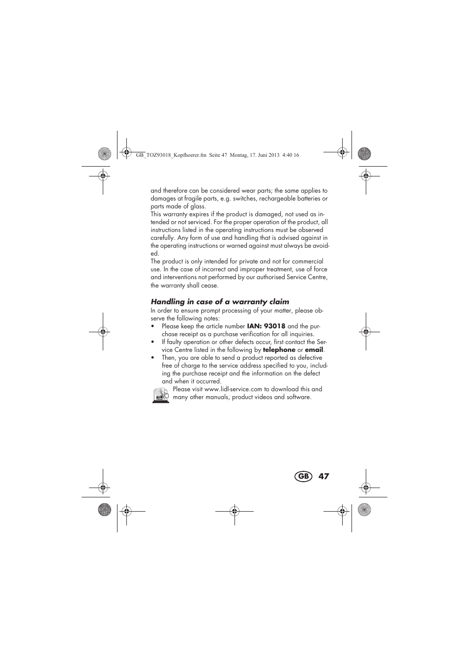 Silvercrest SKH 60 B1 User Manual | Page 49 / 66