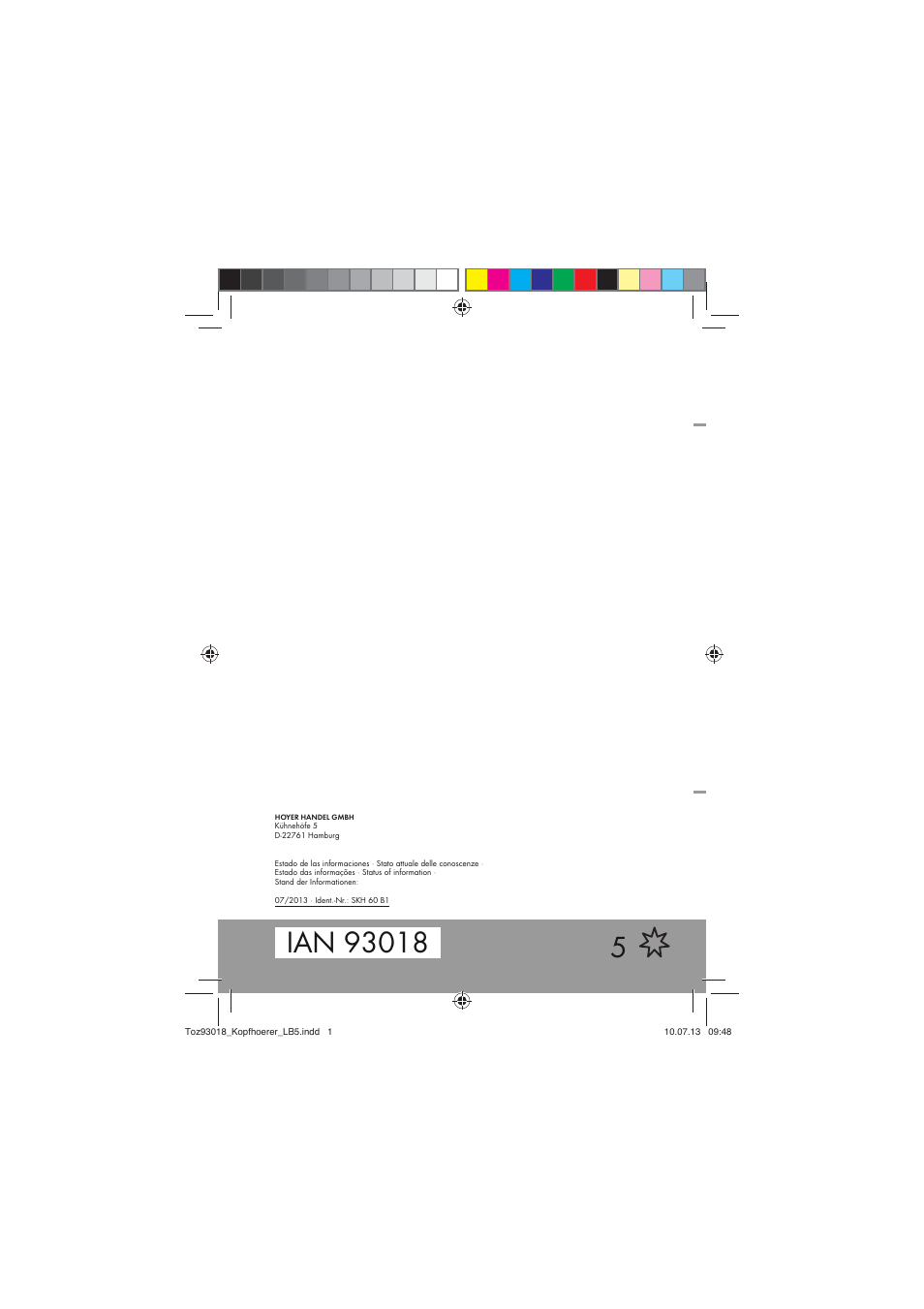Silvercrest SKH 60 B1 User Manual | Page 66 / 66