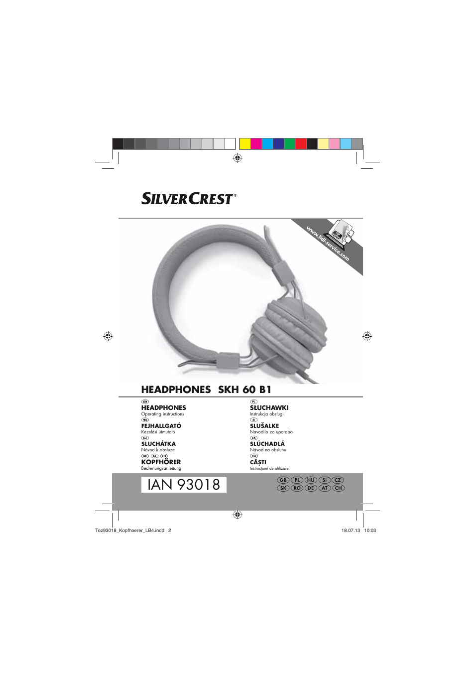 Silvercrest SKH 60 B1 User Manual | 98 pages