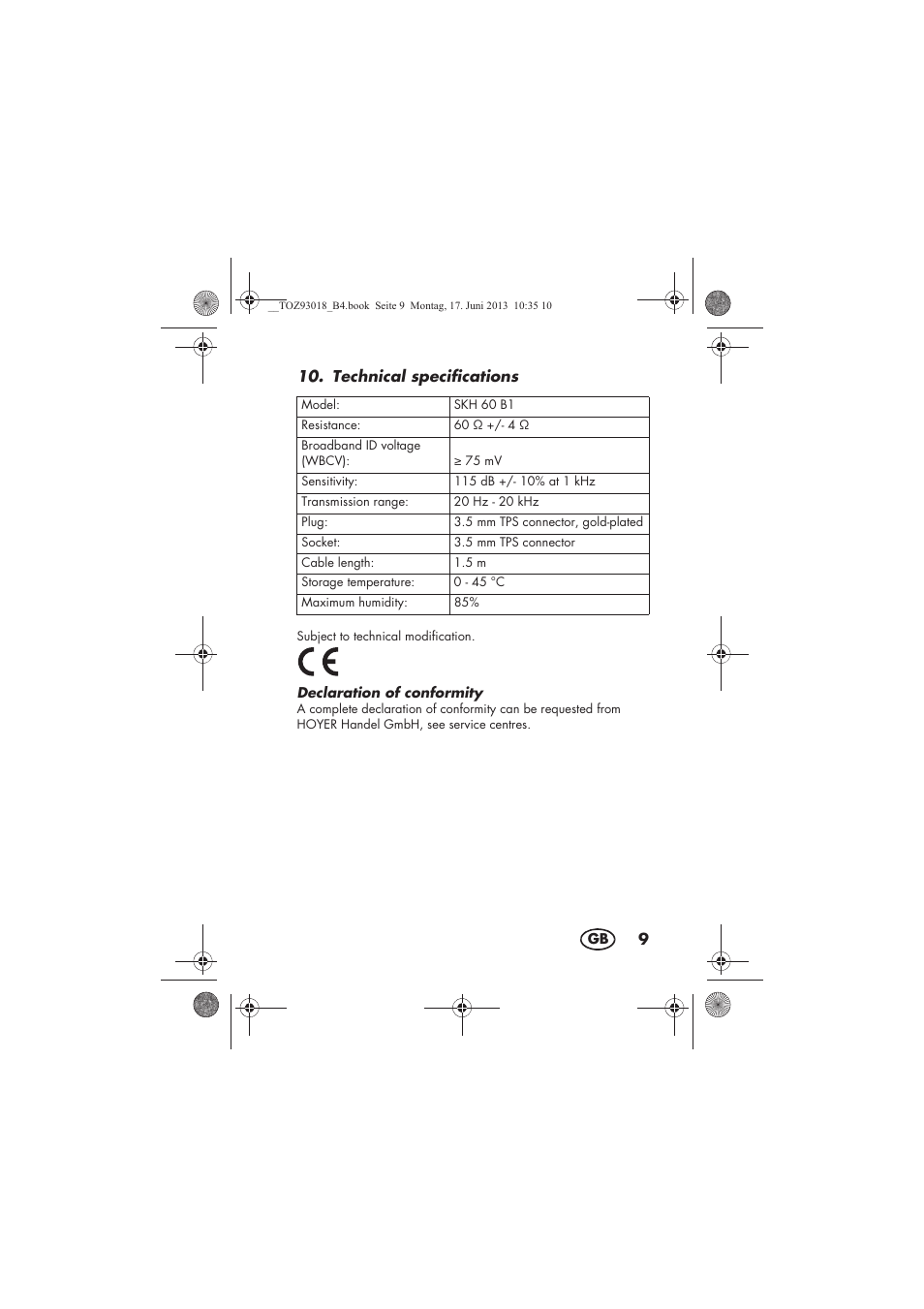 Silvercrest SKH 60 B1 User Manual | Page 11 / 98