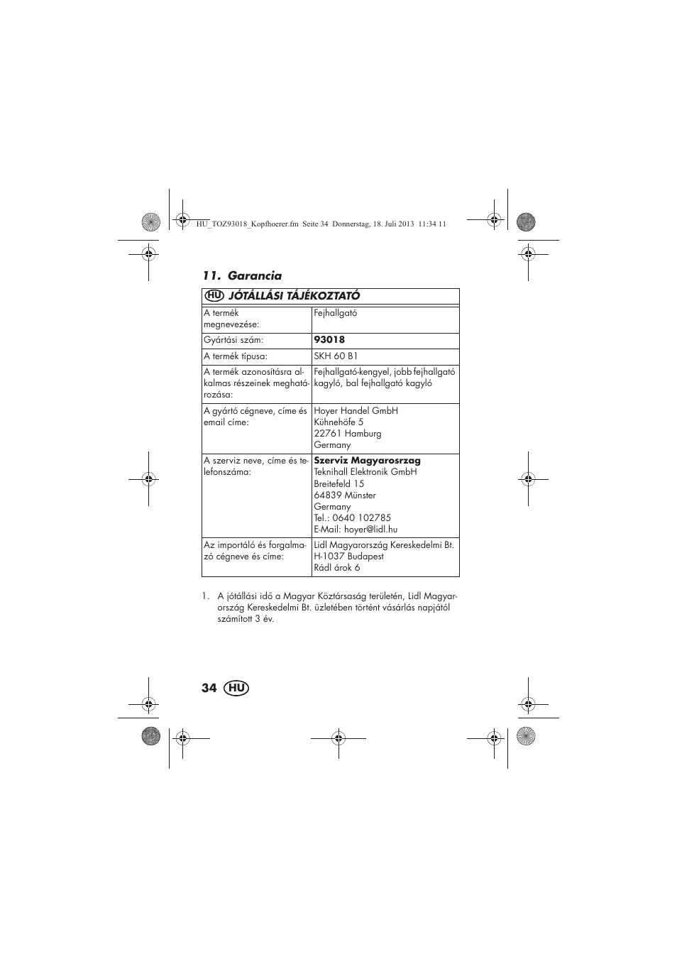 Silvercrest SKH 60 B1 User Manual | Page 36 / 98