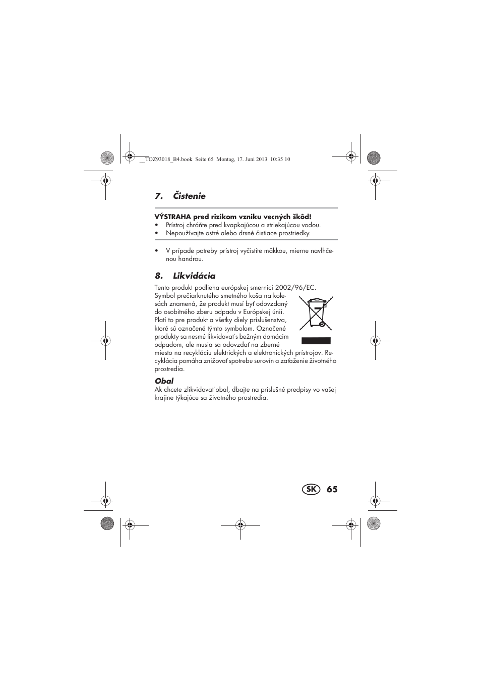 Silvercrest SKH 60 B1 User Manual | Page 67 / 98