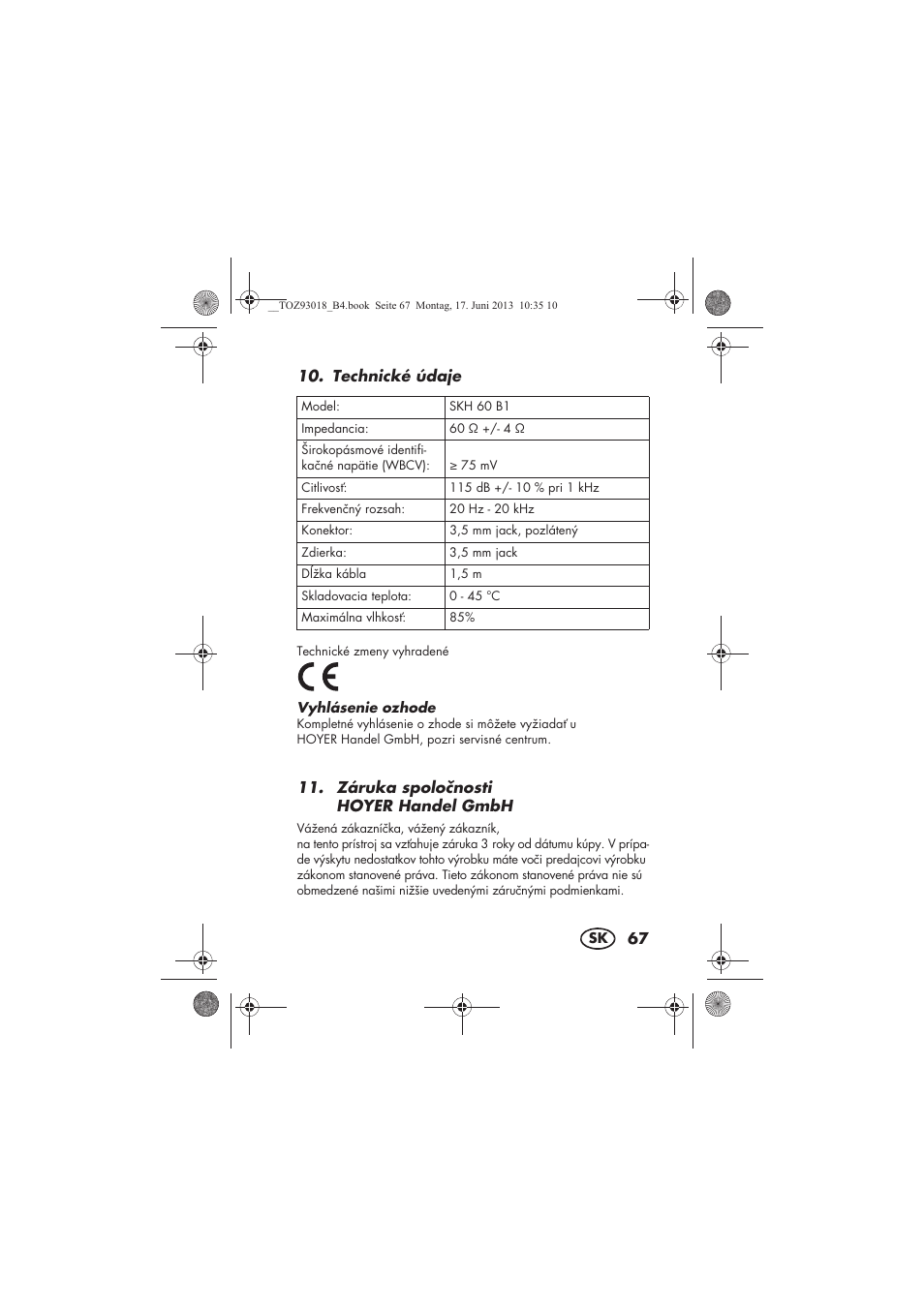 Silvercrest SKH 60 B1 User Manual | Page 69 / 98