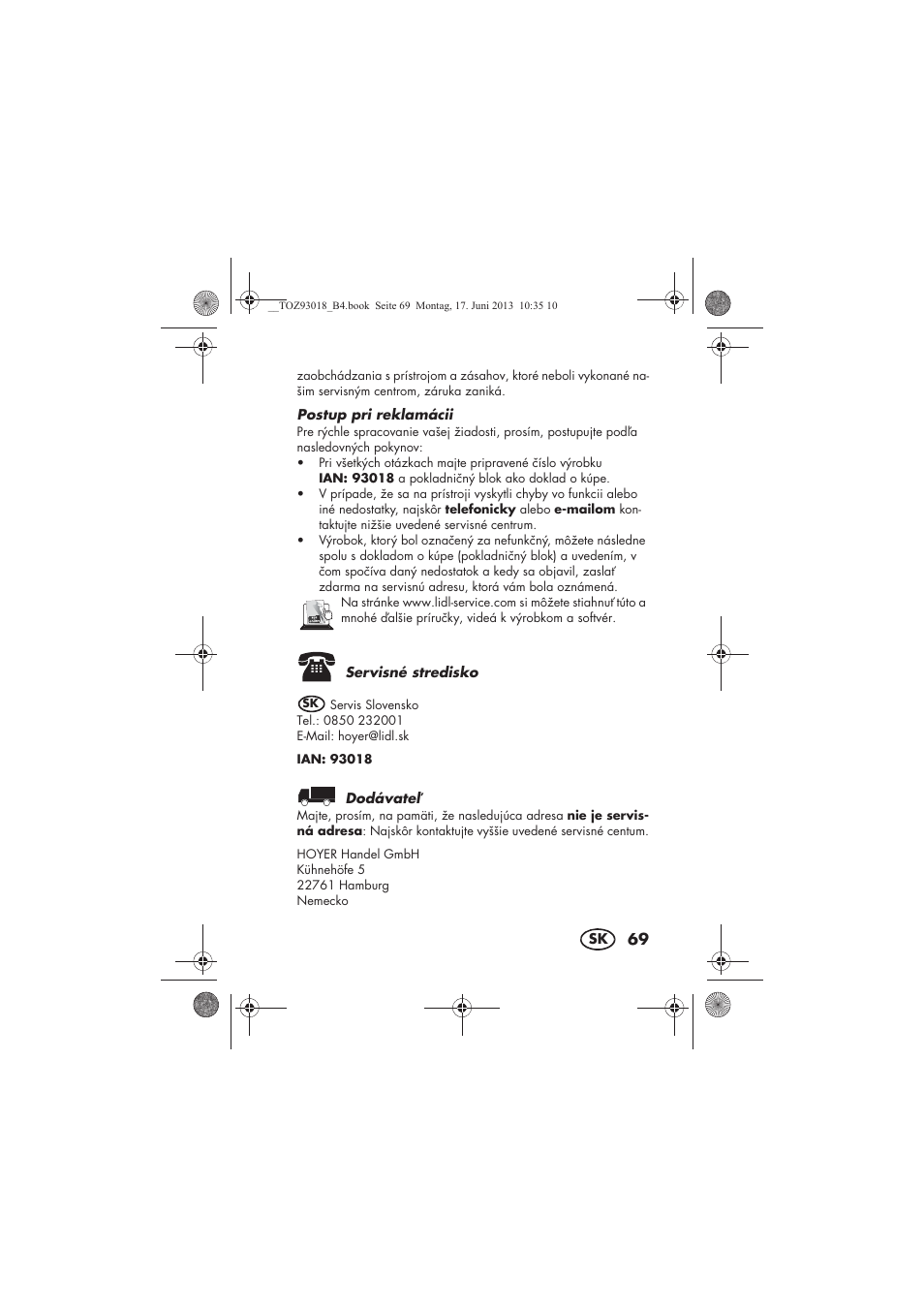 Silvercrest SKH 60 B1 User Manual | Page 71 / 98