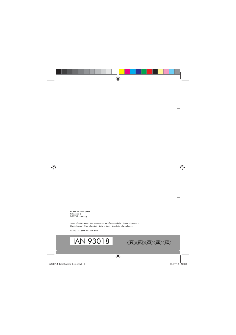 Silvercrest SKH 60 B1 User Manual | Page 98 / 98