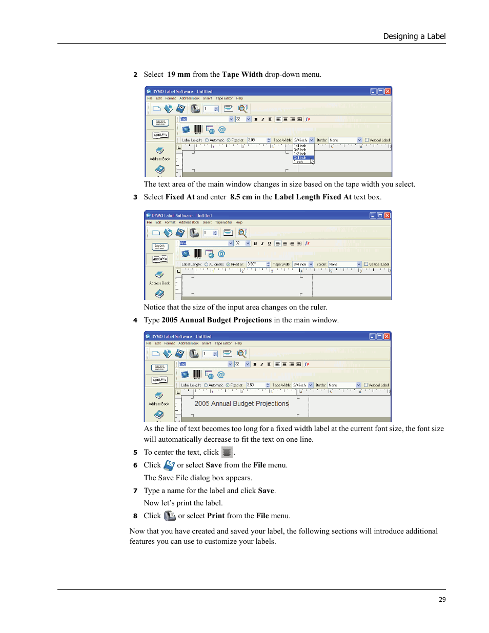 Dymo LabelWriter 400 Turbo User Manual | Page 33 / 54