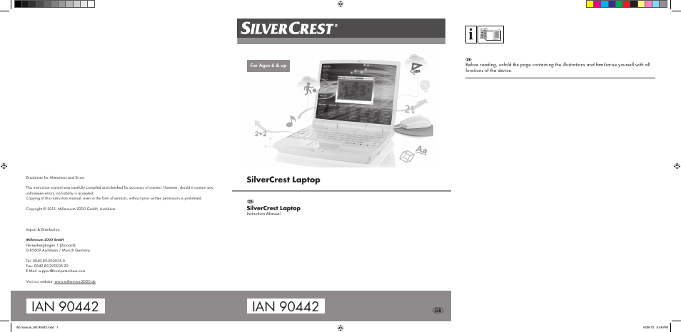 Silvercrest M574 User Manual | 15 pages