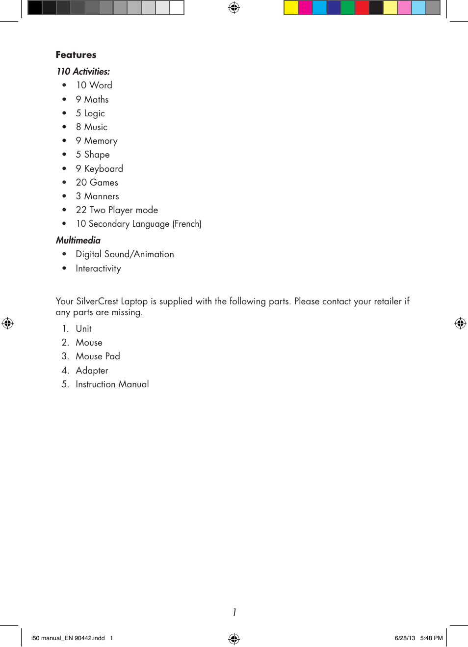 Silvercrest M574 User Manual | Page 3 / 15