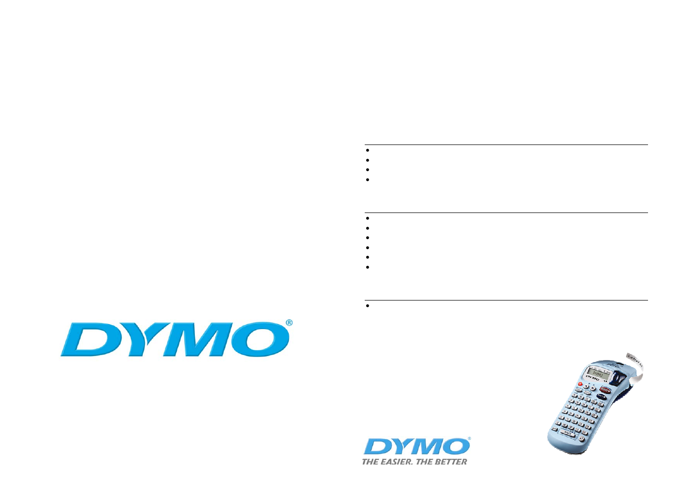 Dymo SD17293 User Manual | 8 pages