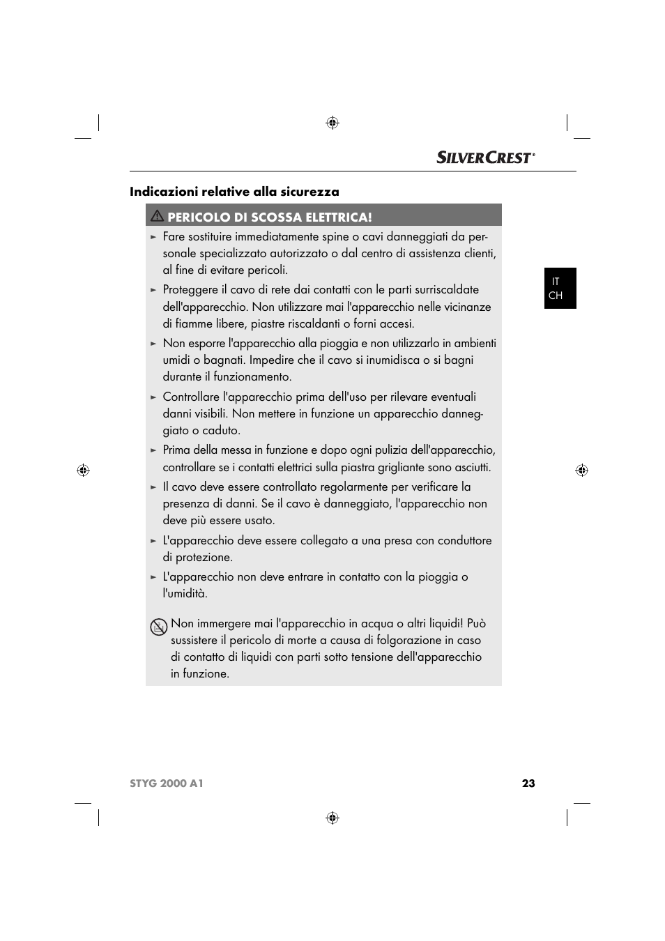 Silvercrest STYG 2000 A1 User Manual | Page 26 / 43