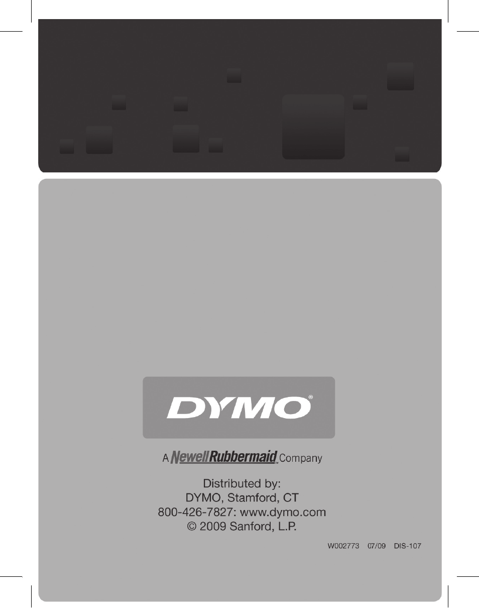 Dymo 260P User Manual | Page 30 / 30