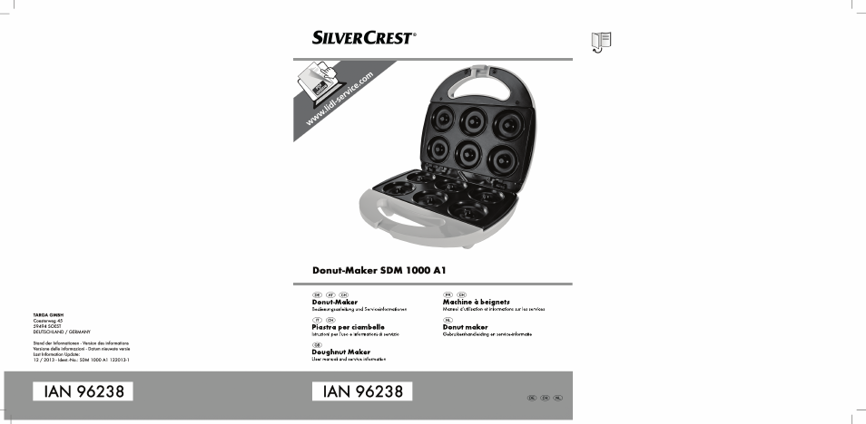 Silvercrest SDM 1000 A1 User Manual | 70 pages