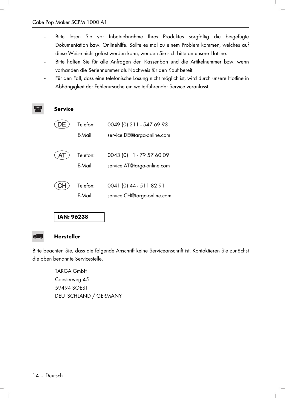 Silvercrest SCPM 1000 A1 User Manual | Page 16 / 70