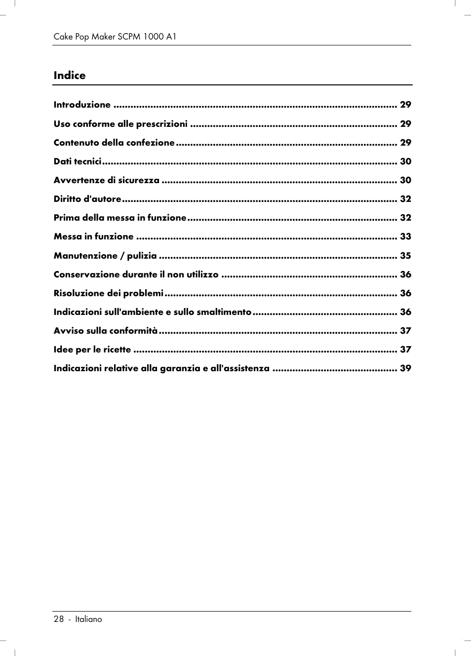 Silvercrest SCPM 1000 A1 User Manual | Page 30 / 70