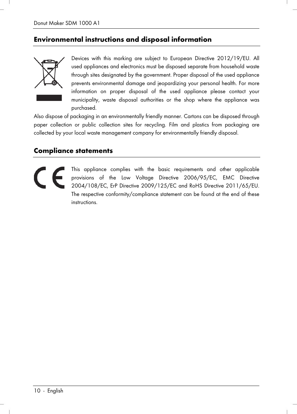 Silvercrest SDM 1000 A1 User Manual | Page 12 / 68