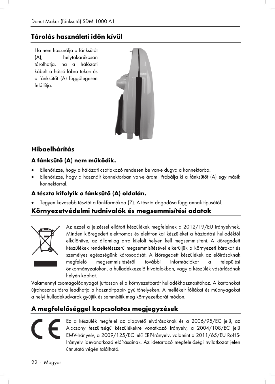 Silvercrest SDM 1000 A1 User Manual | Page 24 / 68