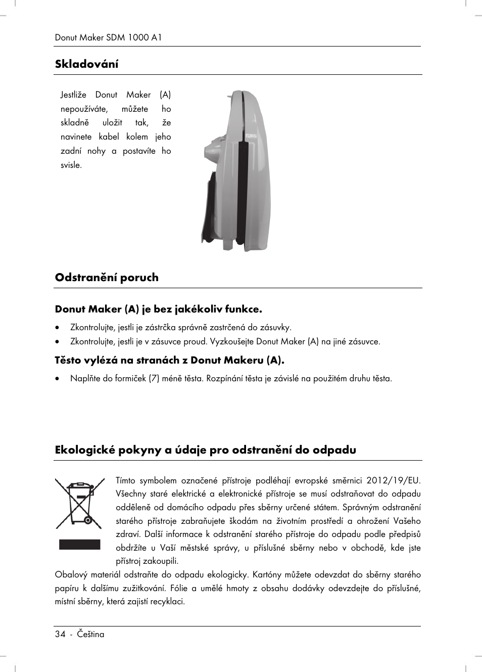 Silvercrest SDM 1000 A1 User Manual | Page 36 / 68