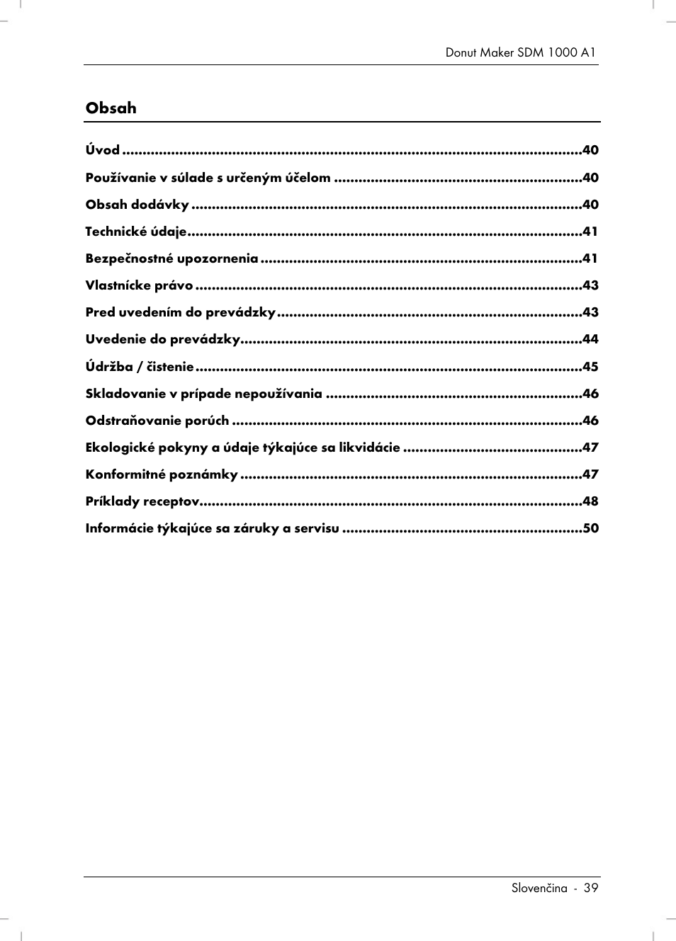 Silvercrest SDM 1000 A1 User Manual | Page 41 / 68