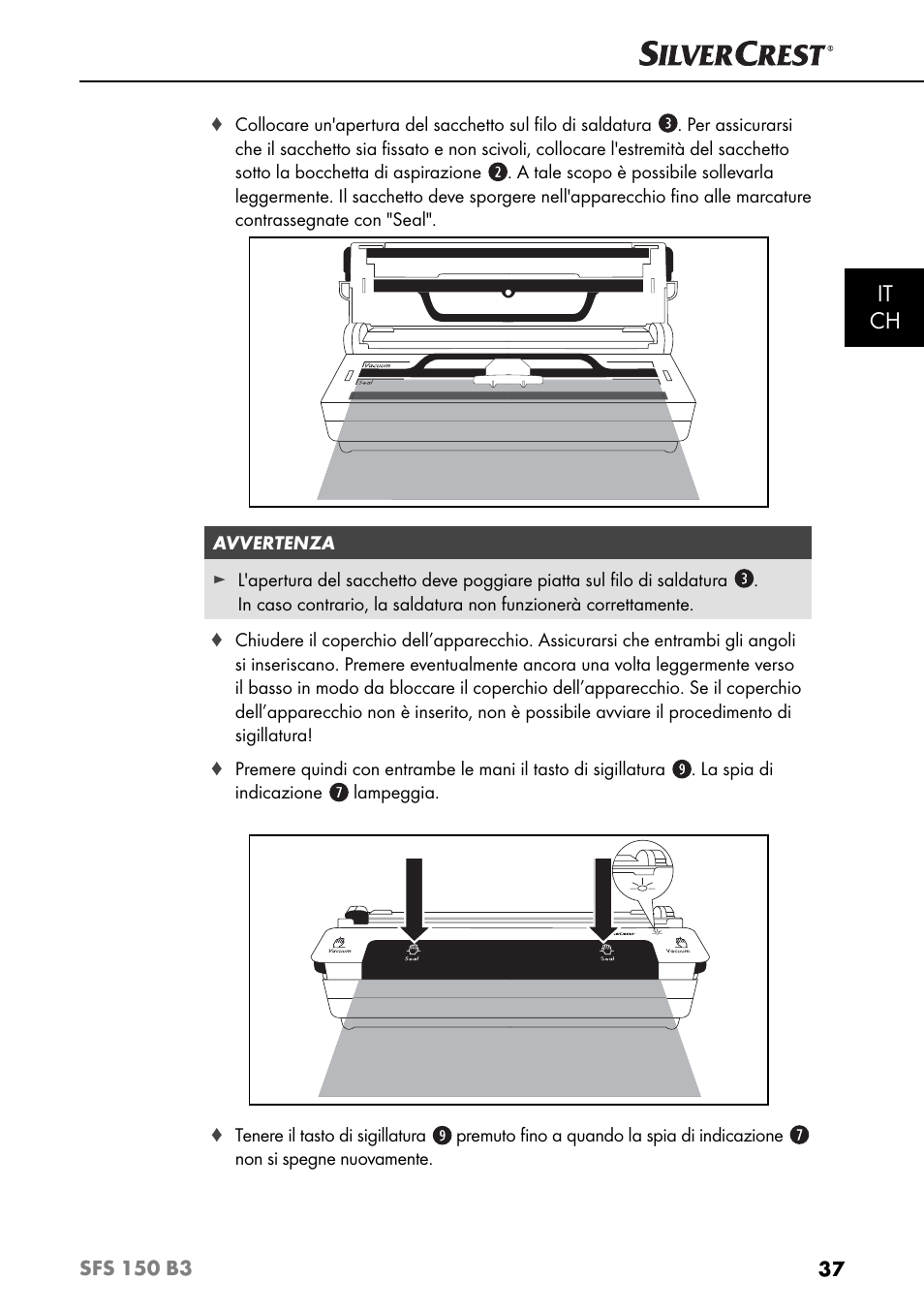 It ch | Silvercrest SFS 150 B3 User Manual | Page 40 / 73