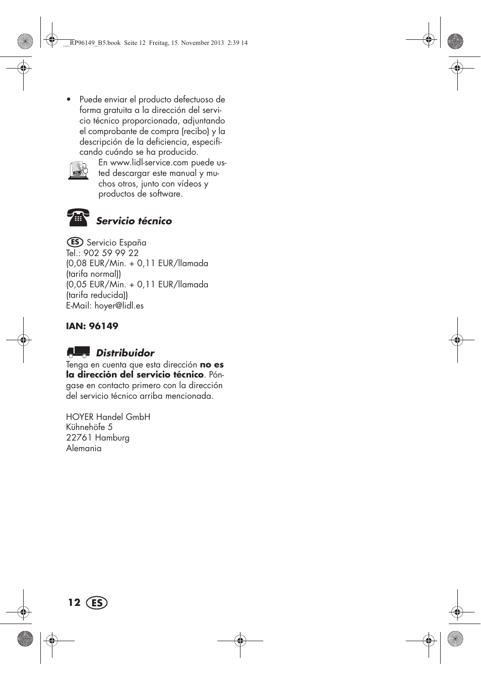 Silvercrest SECM 12 A1 User Manual | Page 14 / 62